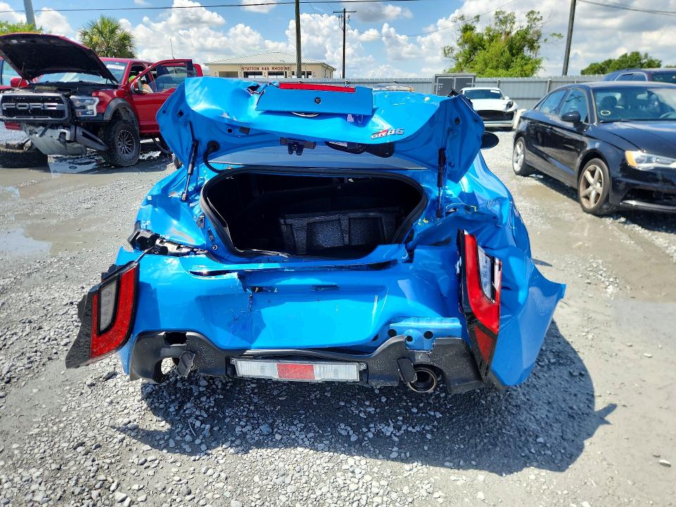 2023 Toyota Gr 86 VIN JF1ZNBE1XP9753939 COPART salvage auction — REAR END, Fl - Cert Of Title Slvg Rebuildable, sold $7,300 on 2026-07-14 (photo 6)