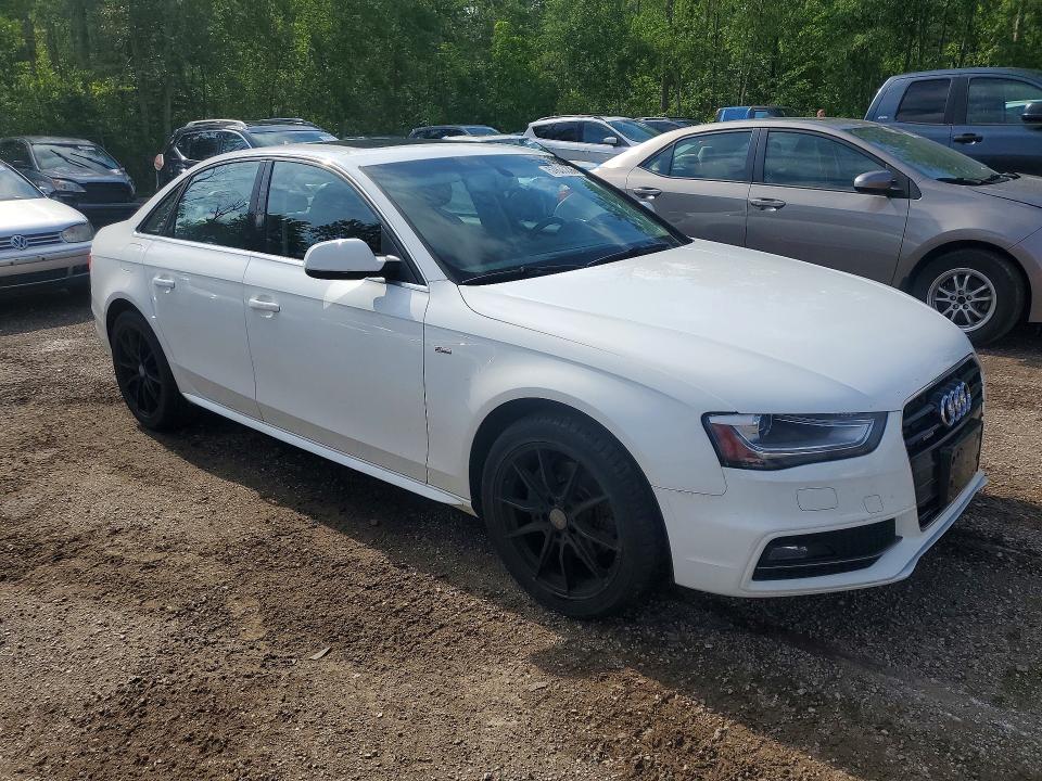 2016 Audi A4 VIN WAUFFCFLXGN014008 COPART salvage auction — FRONT END, On - Permit No Brand - Unfit, sold $3,150 on 2026-07-14 (photo 4)