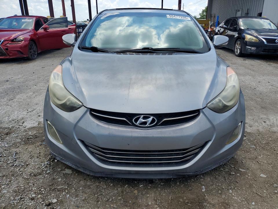 2012 Hyundai Elantra VIN KMHDH4AE9CU265102 COPART salvage auction — REAR END, Fl - Cert Of Title Slvg Rebuildable, sold $1,350 on 2026-07-17 (photo 5)