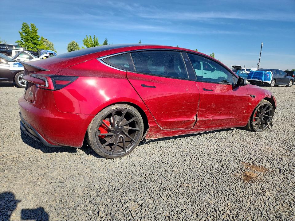 2024 Tesla VIN 5YJ3E1ET6RF896004 COPART salvage auction — FRONT END, OR - SALVAGE TITLE CERTIFICATE, sold $22,300 on 2026-09-01 (photo 3)