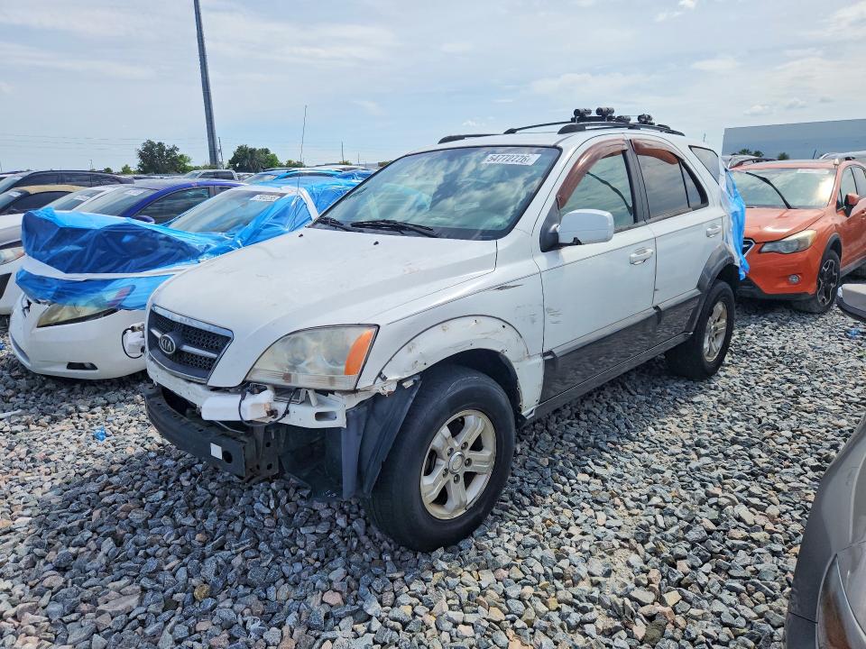 2006 Kia Sorento VIN KNDJD733565550748 COPART salvage auction — FRONT END, Fl - Certificate Of Destruction, sold $725 on 2026-07-13 (photo 1)