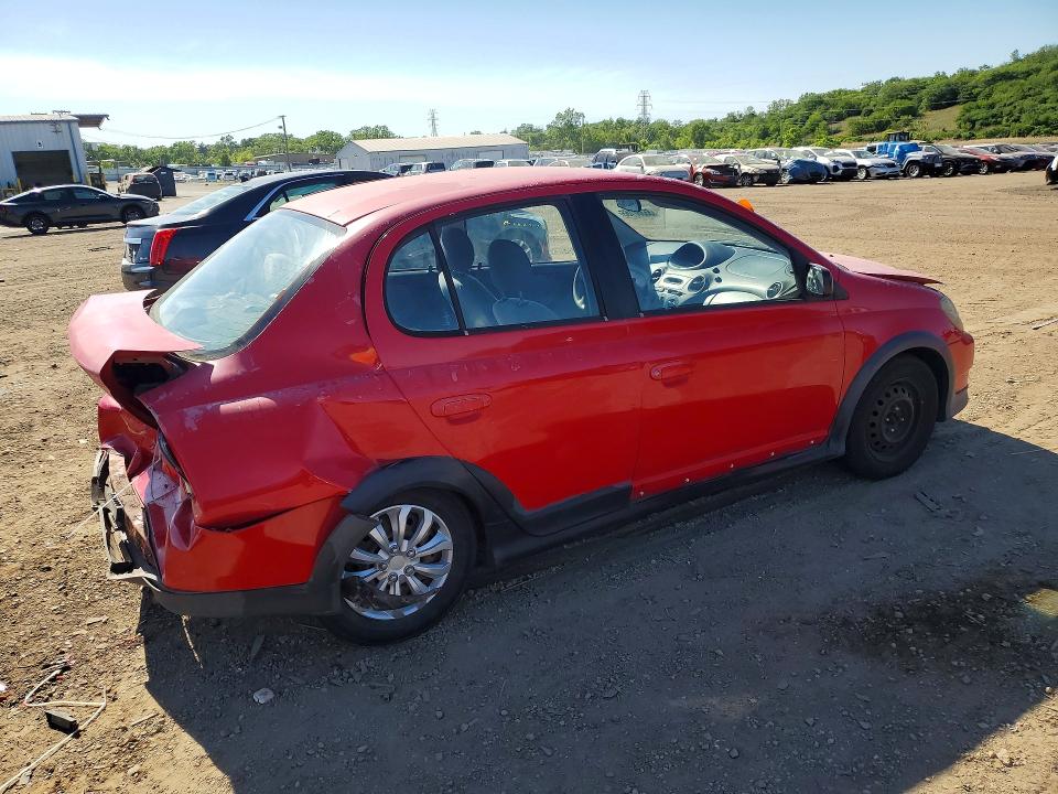 2000 Toyota Echo VIN JTDBT123XY0038912 COPART salvage auction — REAR END, Il - Salvage Certificate, sold $225 on 2026-07-10 (photo 3)