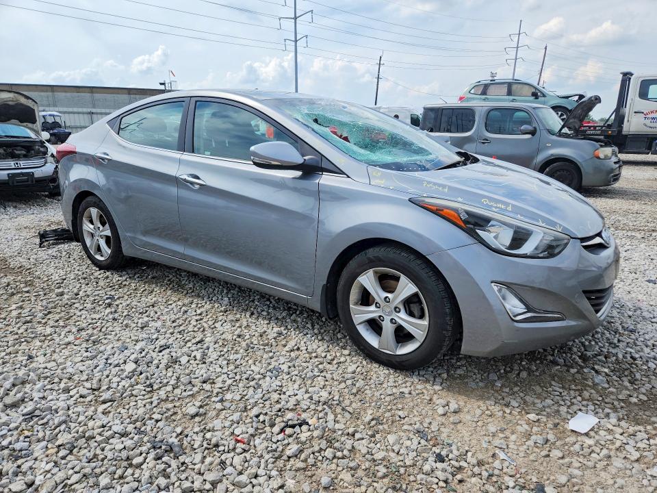 2016 Hyundai VIN KMHDH4AE7GU557126 COPART salvage auction — FRONT END, Oh - Cert Of Title-Salvage, sold $1,650 on 2026-07-24 (photo 4)