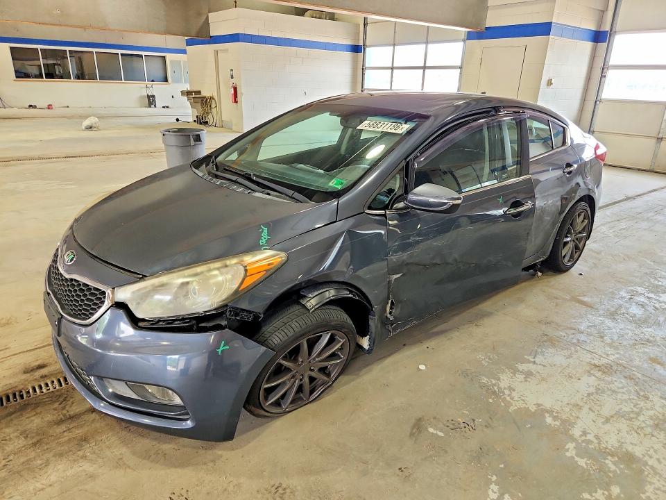 2016 Kia Forte VIN KNAFZ4A87G5554612 COPART salvage auction — ALL OVER, Va - Cert Of Title - Salvage, sold $750 on 2026-07-10 (photo 1)