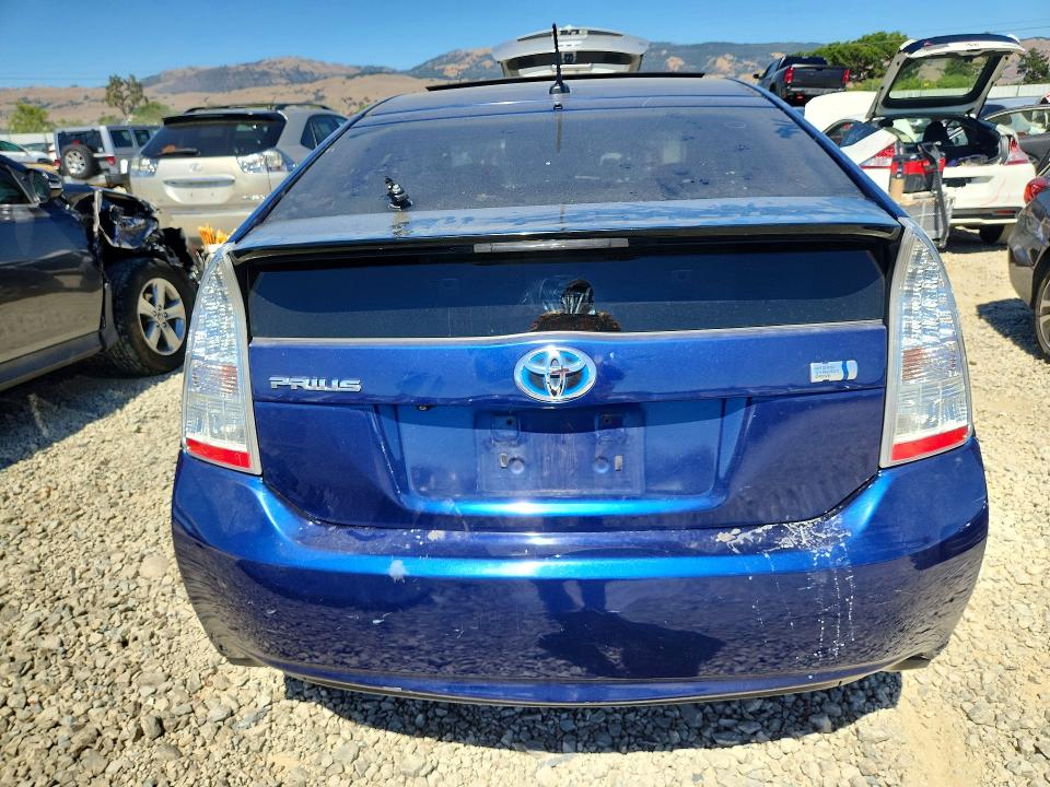 2011 Toyota Prius VIN JTDKN3DU8B0324261 COPART salvage auction — SIDE, CA - SALVAGE CERTIFICATE, sold $675 on 2026-07-14 (photo 6)