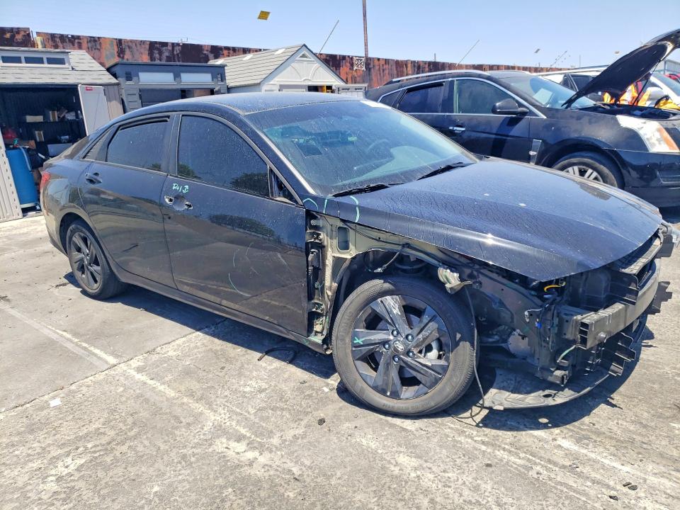 2022 Hyundai Elantra VIN KMHLM4AJ0NU028313 COPART salvage auction — UNDERCARRIAGE, Fl - Cert Of Title Slvg Rebuildable, sold $200 on 2026-07-29 (photo 4)