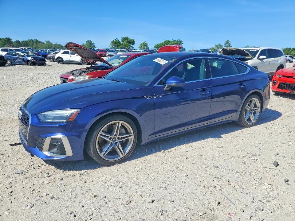 2021 Audi A5 VIN WAUDACF54MA058273 COPART salvage auction — MECHANICAL, Ma - Cert Of Title-Salvage, sold $9,700 on 2026-07-15 (photo 1)