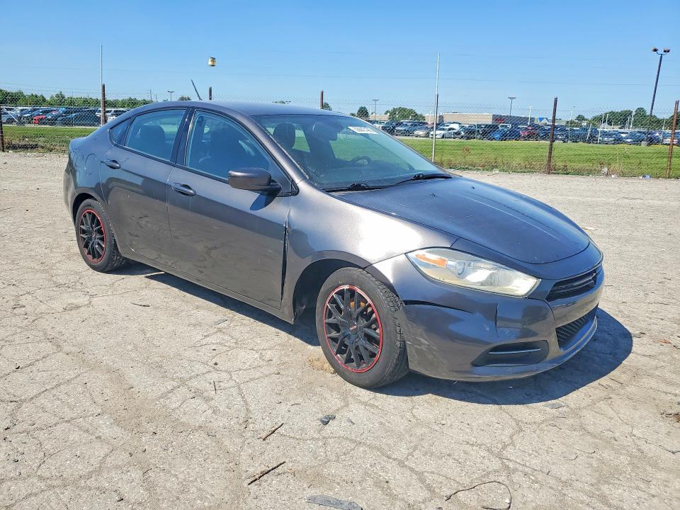 2016 Dodge Dart VIN 1C3CDFBB0GD762447 COPART salvage auction — FRONT END, In - Cert Of Title-Salvage Title, sold $1,300 on 2026-07-31 (photo 4)