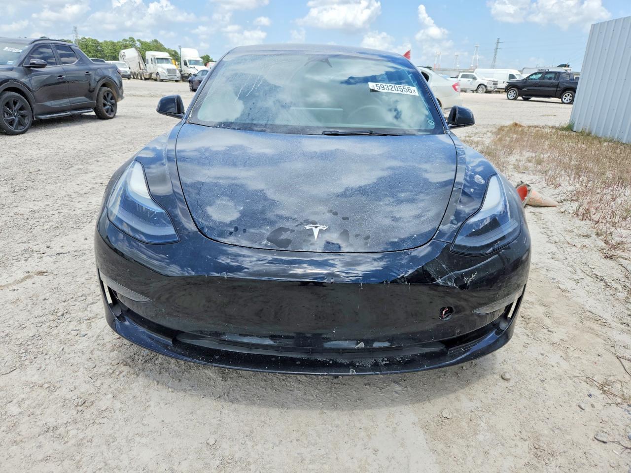 2023 Tesla Model 3 VIN 5YJ3E1EA4PF460120 COPART salvage auction — Rear End, AZ - CERT OF TITLE - SALVAGE, sold $8,400 on 2026-07-02 (photo 5)