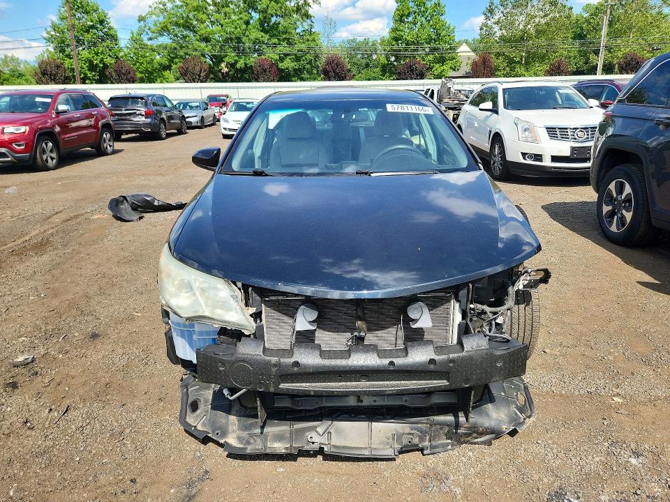 2013 Toyota Camry VIN 4T4BF1FK6DR309882 COPART salvage auction — FRONT END, CT - CERT OF TITLE-SALVAGE, sold $1,250 on 2026-07-09 (photo 5)