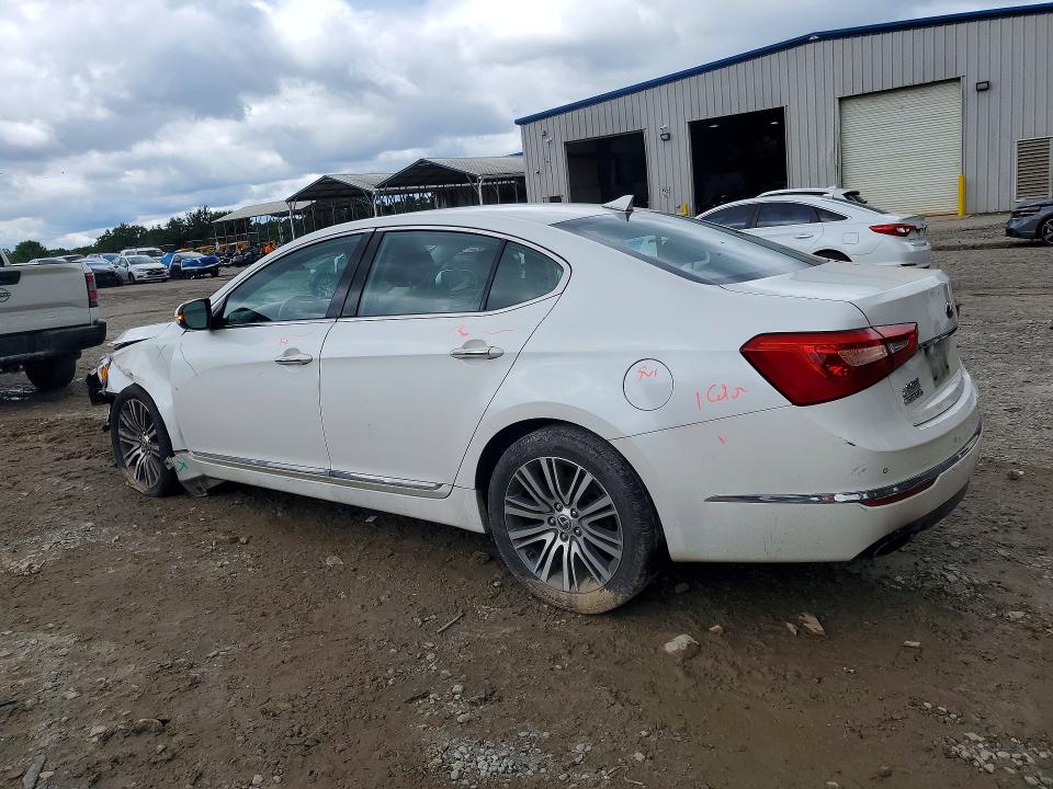 2015 Kia Cadenza VIN KNALN4D76F5168358 COPART salvage auction — FRONT END, GA - CERT OF TITLE-SALVAGE, sold $925 on 2026-07-31 (photo 2)