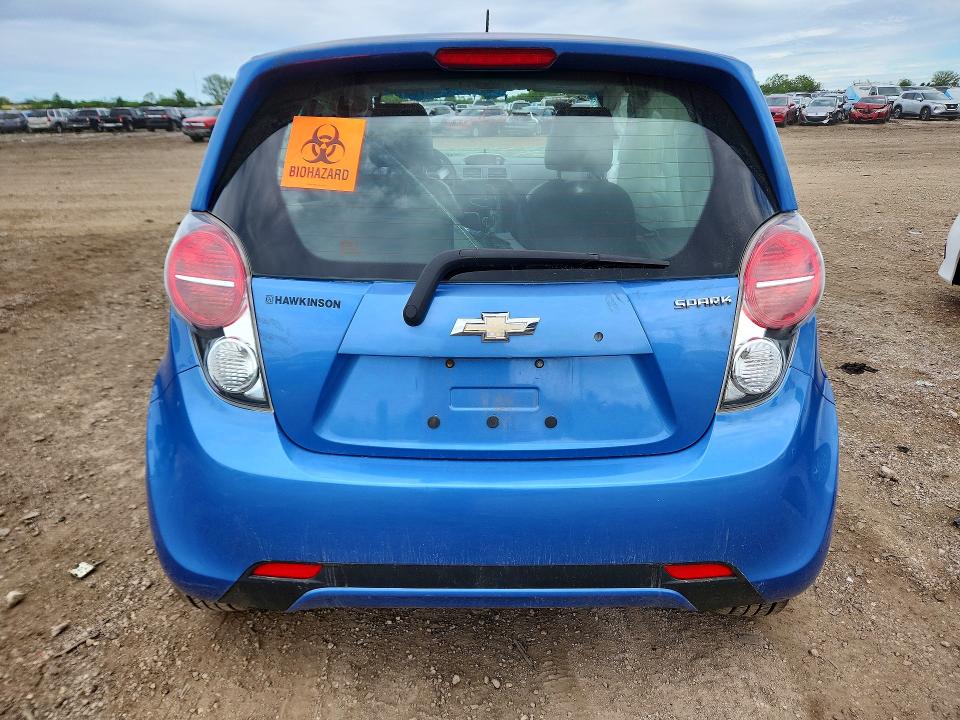 2015 Chevrolet Spark VIN KL8CD6S95FC762613 COPART salvage auction — SIDE, Il - Salvage Certificate, sold $275 on 2026-07-30 (photo 6)