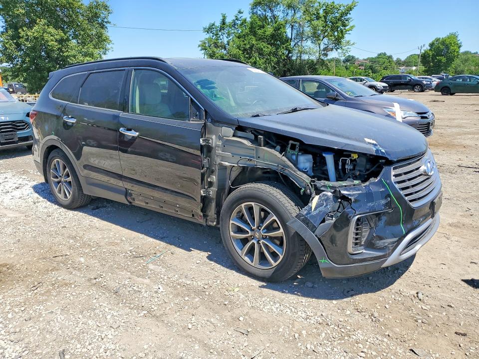 2017 Hyundai VIN KM8SN4HF3HU238970 COPART salvage auction — FRONT END, Md - Cert Of Salvage > 75% Damage, sold $3,300 on 2026-07-09 (photo 4)
