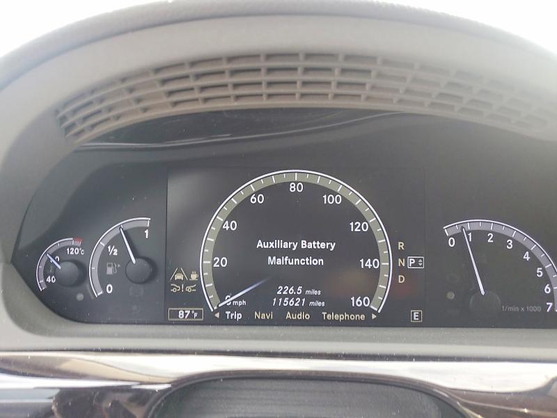 2013 Mercedes-benz S-klasse VIN WDDNG7DB8DA527781 COPART salvage auction — FRONT END, Sc - Cert Of Title-Salvage, sold $3,750 on 2026-07-27 (photo 9)