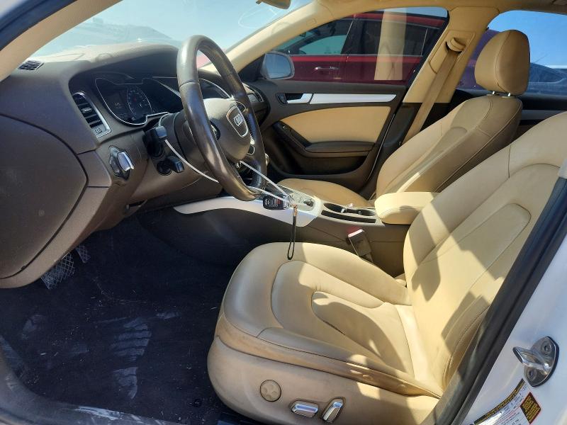 2013 Audi A4 VIN WAUBFAFL8DN013180 COPART salvage auction — FRONT END, Co - Salvage Title (P), sold $2,800 on 2026-07-17 (photo 7)