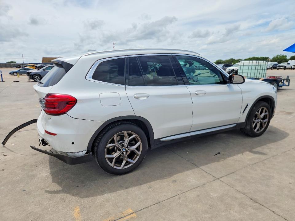 2021 BMW VIN 5UXTY5C06M9H70558 COPART salvage auction — REAR END, Tx - Salvage Vehicle Title, sold $10,400 on 2026-07-20 (photo 3)