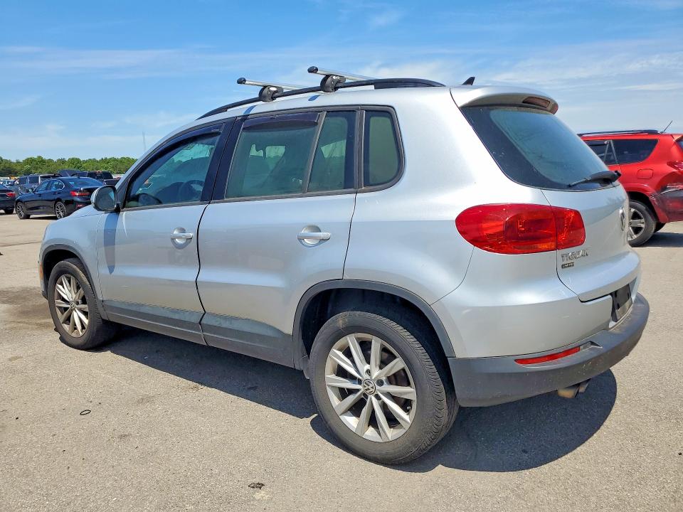 2017 Volkswagen Tiguan VIN WVGBV7AX3HK043922 COPART salvage auction — Burn Interior, NY - MV-907A SALVAGE CERTIFICATE, sold $2,050 on 2026-07-20 (photo 2)