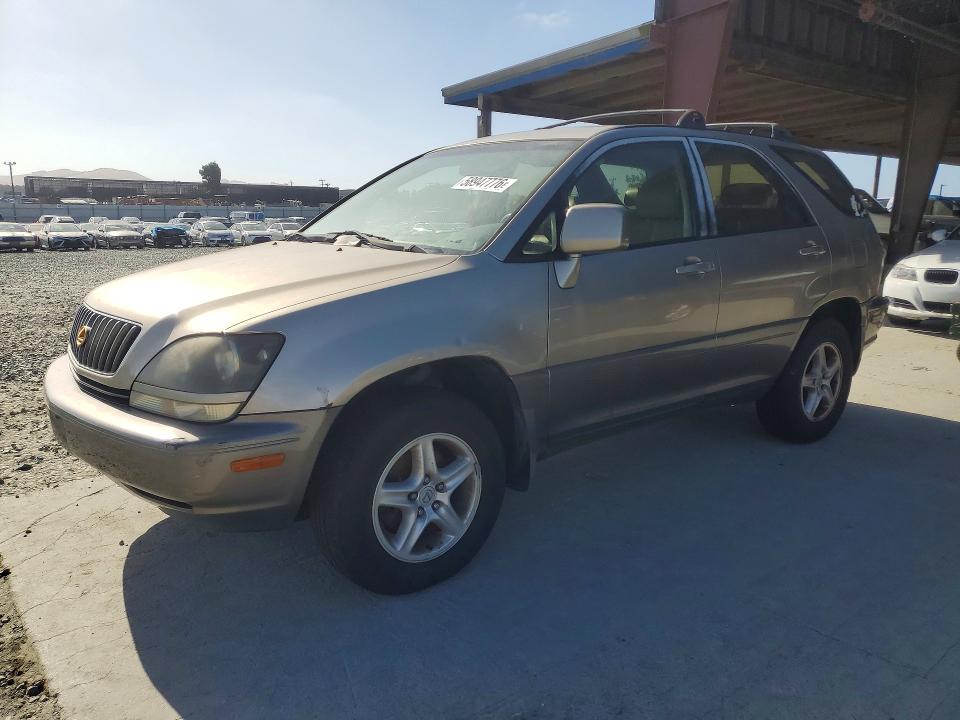 1999 Lexus Rx 300 VIN JT6HF10U7X0057386 COPART salvage auction — REAR END, CA - SALVAGE CERTIFICATE, sold $650 on 2026-07-13 (photo 1)