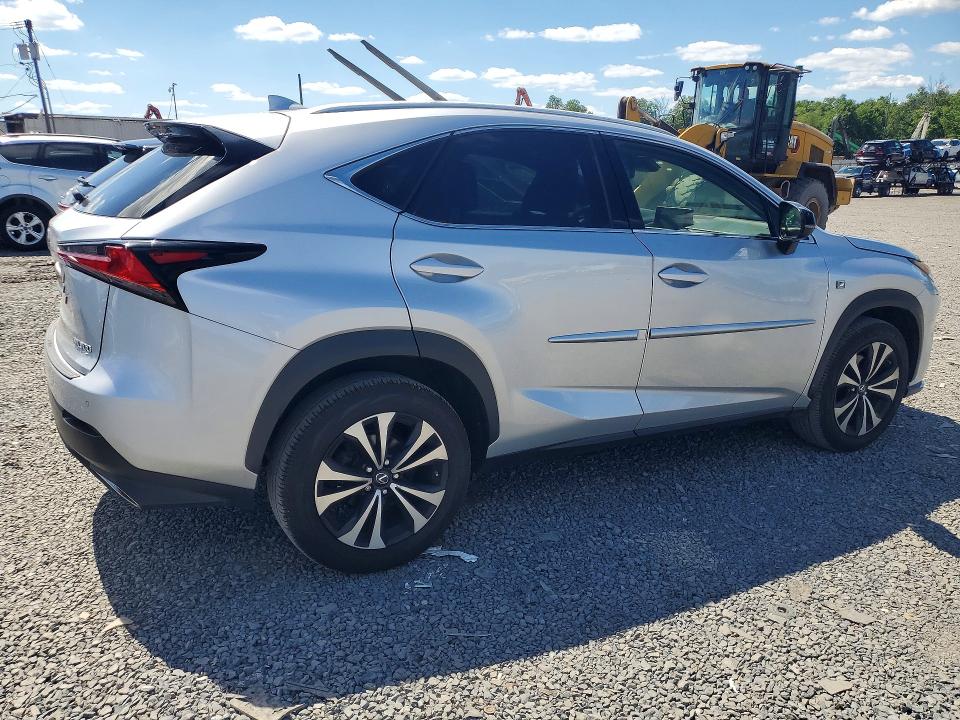 2019 Lexus Nx VIN JTJBARBZ7K2189711 COPART salvage auction — MINOR DENT/SCRATCHES, Pa - Cert Of Title, sold $12,300 on 2026-07-07 (photo 3)
