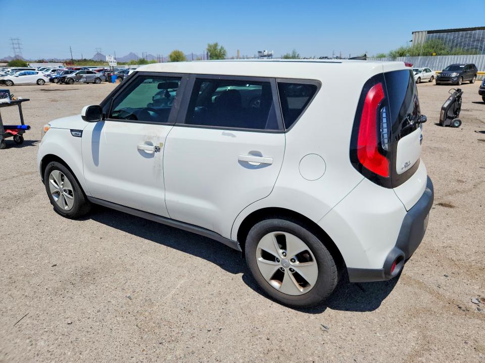 2016 Kia Soul VIN KNDJN2A28G7375797 COPART salvage auction — VANDALISM, Az - Cert Of Title - Salvage, sold $1,700 on 2026-07-06 (photo 2)