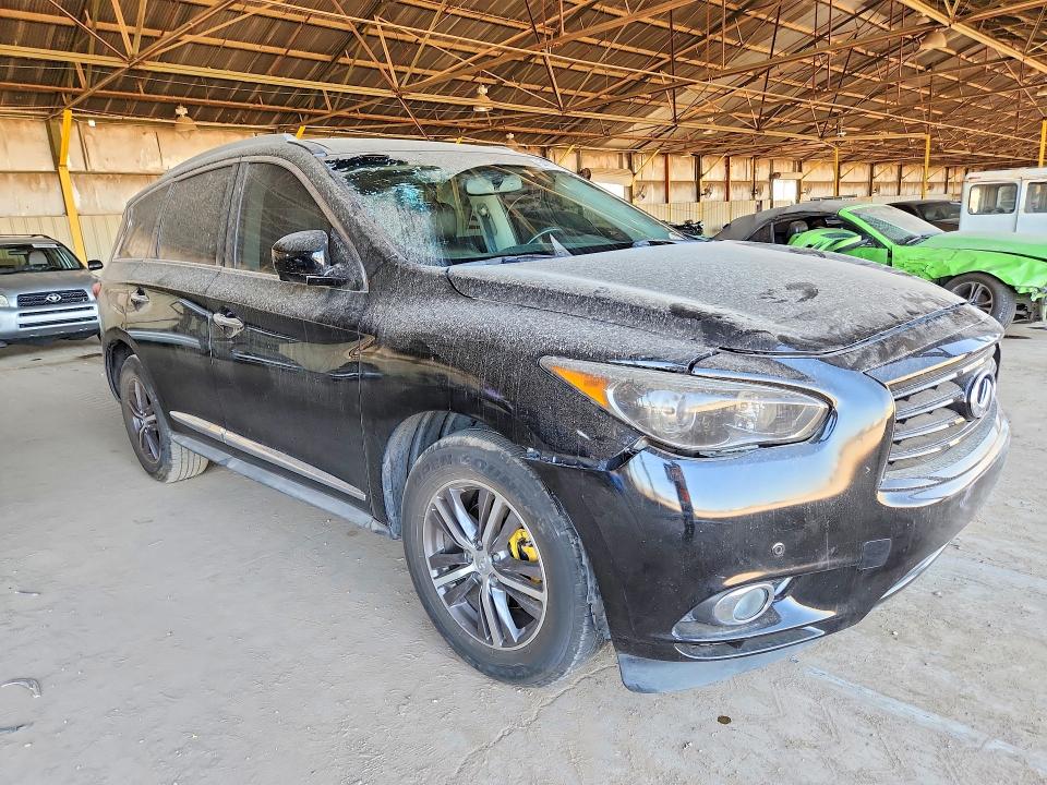 2013 Infiniti Jx35 VIN 5N1AL0MMXDC302405 COPART salvage auction — FRONT END, Az - Cert Of Title-Restored Salvage, sold $600 on 2026-07-09 (photo 4)