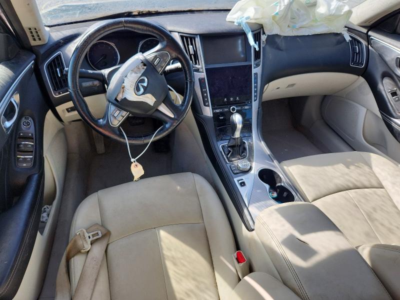 2015 Infiniti Q50 VIN JN1BV7AR7FM400965 COPART salvage auction — FRONT END, Il - Salvage Certificate, sold $975 on 2026-07-29 (photo 8)
