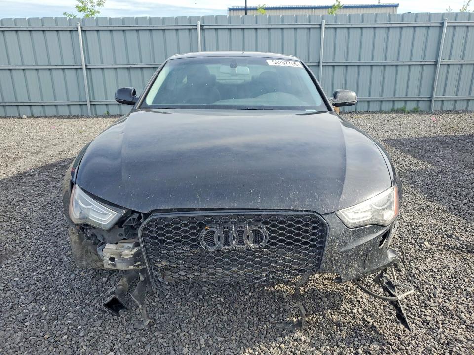 2014 Audi A5 VIN WAULFBFR4EA005729 COPART salvage auction — FRONT END, On - Permit No Brand - Unfit, sold $500 on 2026-07-02 (photo 5)