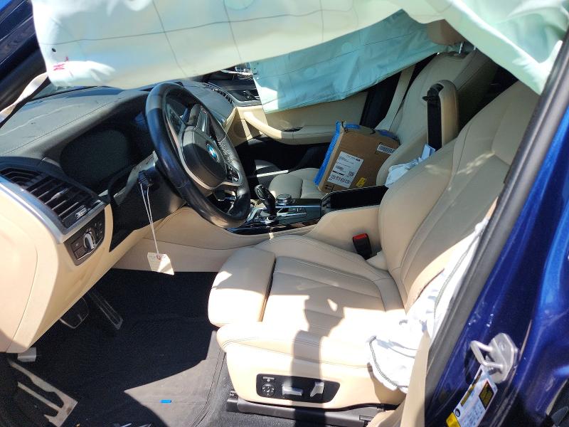 2021 BMW X4 VIN 5UX2V5C03M9E50831 COPART salvage auction — FRONT END, Ny - Mv-907A Salvage Certificate, sold $9,300 on 2026-07-22 (photo 7)
