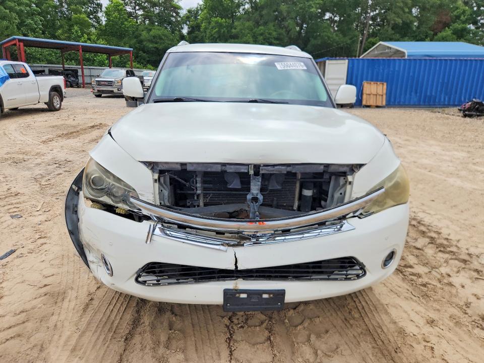 2011 Infiniti Qx56 VIN JN8AZ2NF9B9500017 COPART salvage auction — FRONT END, Fl - Certificate Of Destruction, sold $1,650 on 2026-07-10 (photo 5)
