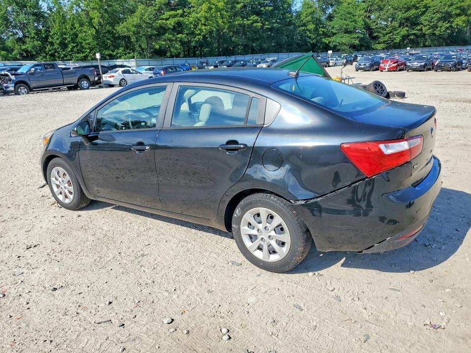 2015 Kia Rio VIN KNADM4A35F6487219 COPART salvage auction — REAR END, Or - Salvage Title, sold $375 on 2026-07-09 (photo 2)