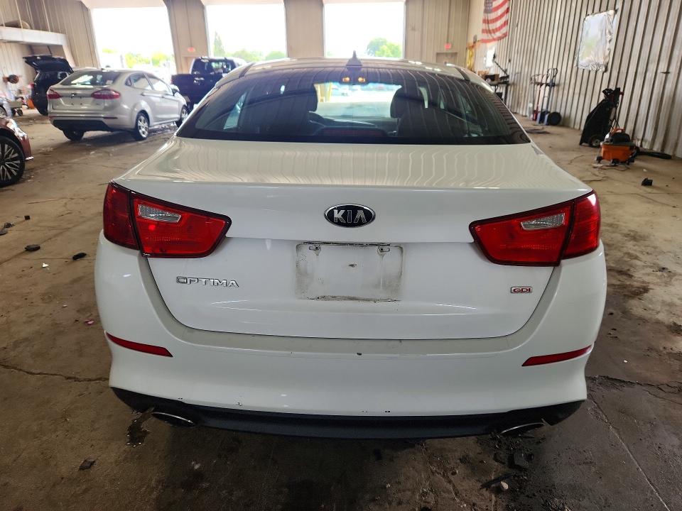 2015 Kia Optima VIN KNAGM4A70F5617123 COPART salvage auction — VANDALISM, Wi - Certificate Of Title, sold $1,900 on 2026-07-06 (photo 6)