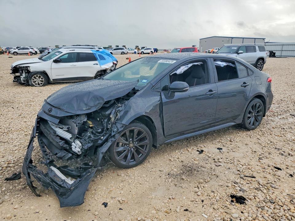 2025 Toyota VIN 5YFS4MCE9SP234769 COPART salvage auction — FRONT END, Tx - Salvage Vehicle Title, sold $4,050 on 2026-07-09 (photo 1)