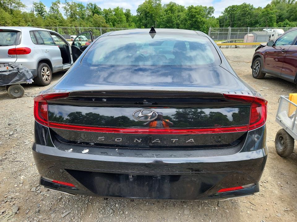 2022 Hyundai Sonata VIN 5NPEK4JC3NH146449 COPART salvage auction — FRONT END, Md - Cert Of Salvage > 75% Damage, sold $250 on 2026-07-14 (photo 6)