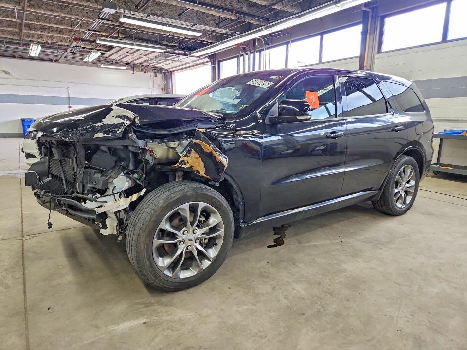 2020 Dodge Durango VIN 1C4RDHDG5LC259488 COPART salvage auction — FRAME DAMAGE, Il - Certificate Of Title, sold $1,200 on 2026-07-07 (photo 1)
