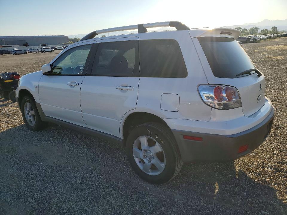 2003 Mitsubishi Outlander VIN JA4LX41G33U036946 COPART salvage auction — FRONT END, Ca - Salvage Certificate, sold $50 on 2026-07-10 (photo 2)