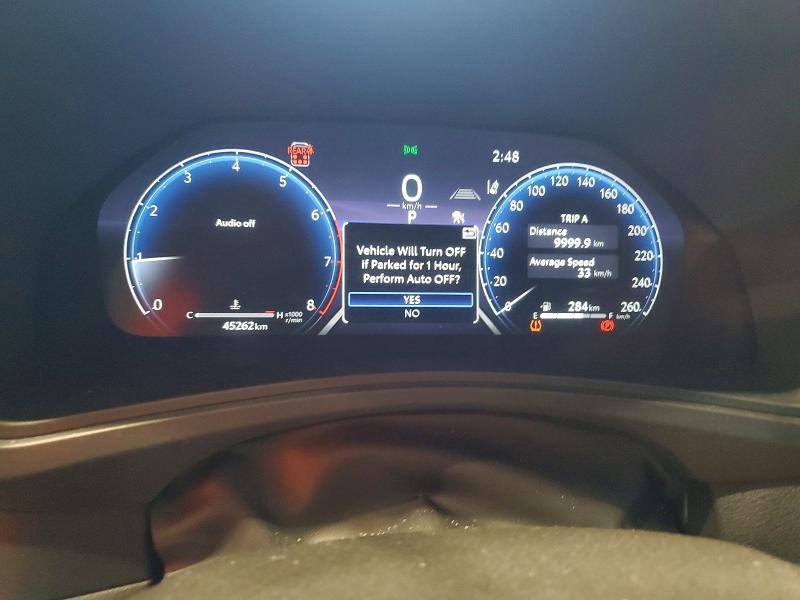 2024 Toyota Highlander VIN 5TDAAAB52RS012743 COPART salvage auction — VANDALISM, On - Permit No Brand - Unfit, sold $34,500 on 2026-07-08 (photo 9)