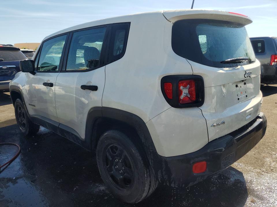 2018 Jeep Renegade VIN ZACCJBAB5JPH68557 COPART salvage auction — REAR END, Ca - Certificate Of Title, sold $3,500 on 2026-07-21 (photo 2)