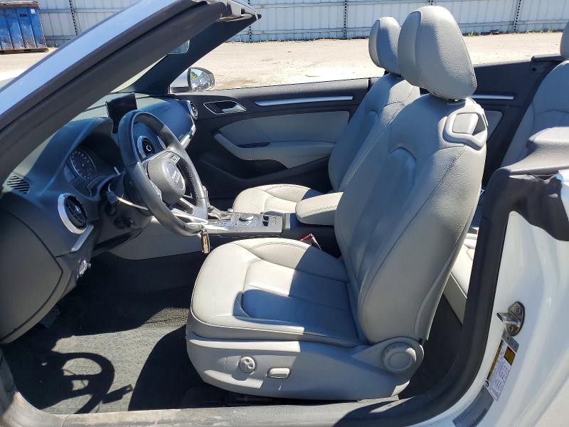 2018 Audi A3 VIN WAU78LFF2J1014589 COPART salvage auction — FRONT END, Ca - Salvage Certificate, sold $1,400 on 2026-07-19 (photo 7)