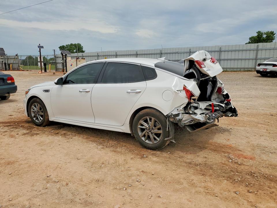 2019 Kia Optima VIN 5XXGT4L37KG324163 COPART salvage auction — REAR END, Ok - Cert Of Title-Salvage, sold $475 on 2026-07-02 (photo 2)