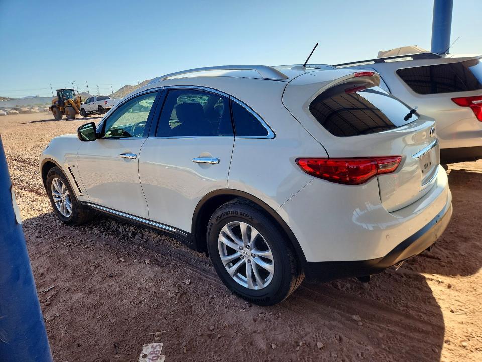 2016 Infiniti Qx70 VIN JN8CS1MW7GM750160 COPART salvage auction — REAR END, ID - SALVAGE CERTIFICATE OF TITLE, sold $500 on 2026-07-16 (photo 2)