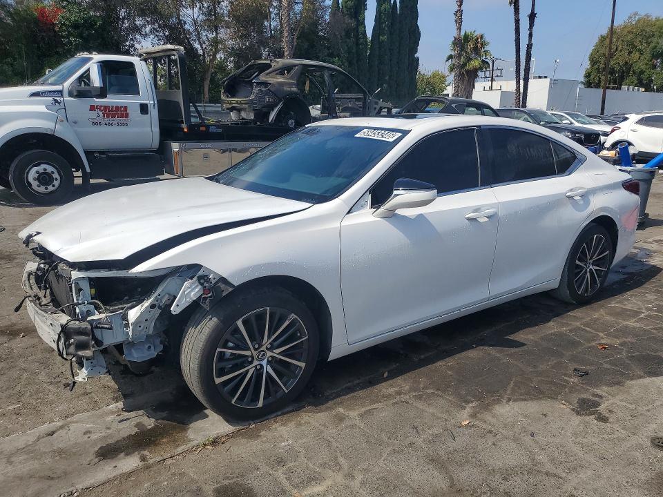 2025 Lexus ES VIN 58ADA1C18SU067020 COPART salvage auction — FRONT END, CA - CERTIFICATE OF TITLE, sold $16,200 on 2026-07-28 (photo 1)