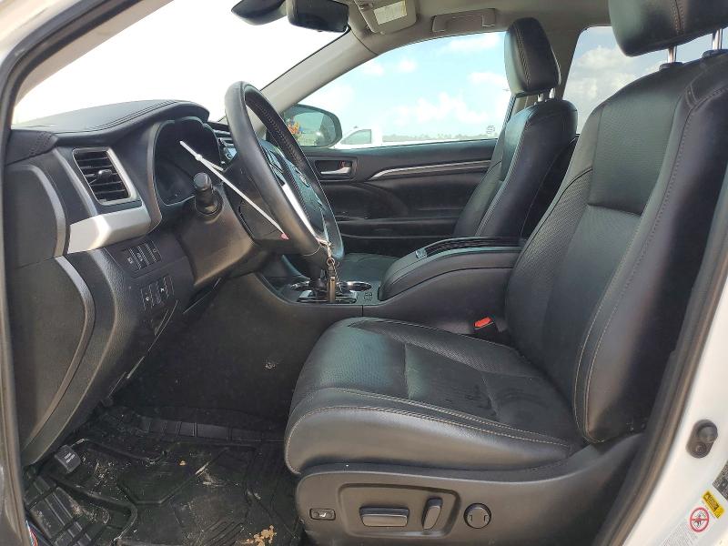 2019 Toyota Highlander VIN 5TDYZRFH3KS324764 COPART salvage auction — FRONT END, Fl - Cert Of Title Slvg Rebuildable (P), sold $11,200 on 2026-07-10 (photo 7)