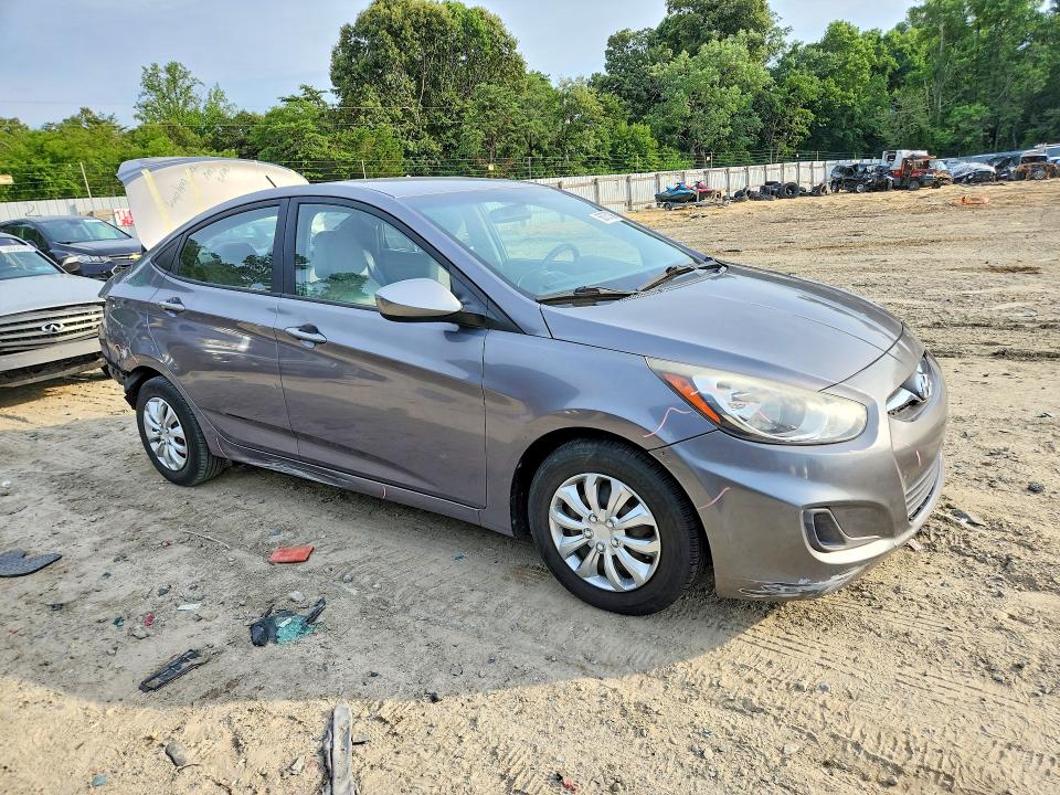 2014 Hyundai Accent VIN KMHCT4AE8EU588389 COPART salvage auction — REAR END, Md - Cert Of Salvage > 75% Damage, sold $250 on 2026-07-21 (photo 4)