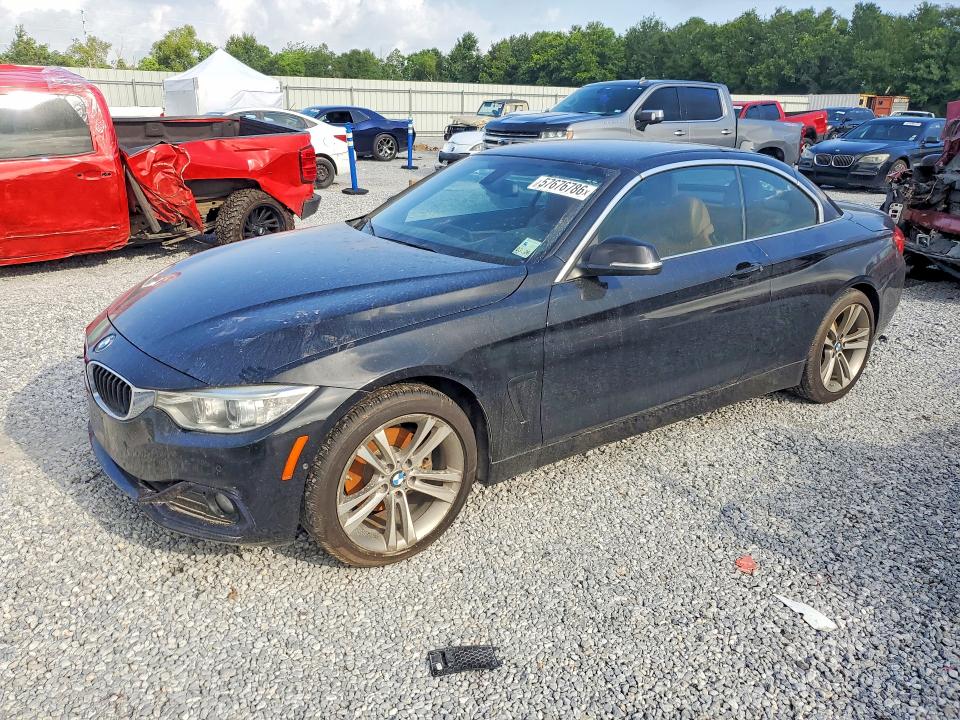 2016 BMW 4er VIN WBA3V7C57G5A25070 COPART salvage auction — WATER/FLOOD, LA - CERT OF TITLE-SALVAGE FLOOD, sold $2,550 on 2026-07-27 (photo 1)