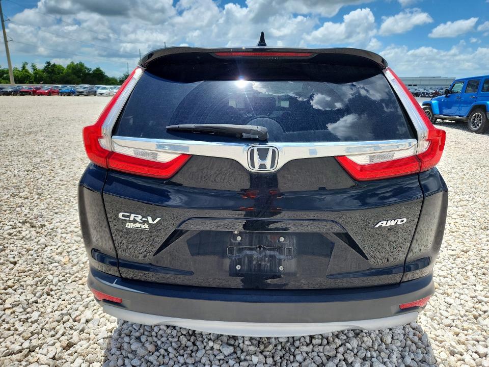 2018 Honda Cr-v VIN 7FARW2H89JE074424 COPART salvage auction — FRONT END, Tx - Salvage Vehicle Title, sold $5,700 on 2026-07-16 (photo 6)