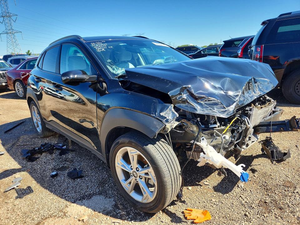 2023 Hyundai Kona VIN KM8K3CAB4PU959109 COPART salvage auction — FRONT END, Il - Salvage Certificate, sold $1,500 on 2026-07-28 (photo 4)
