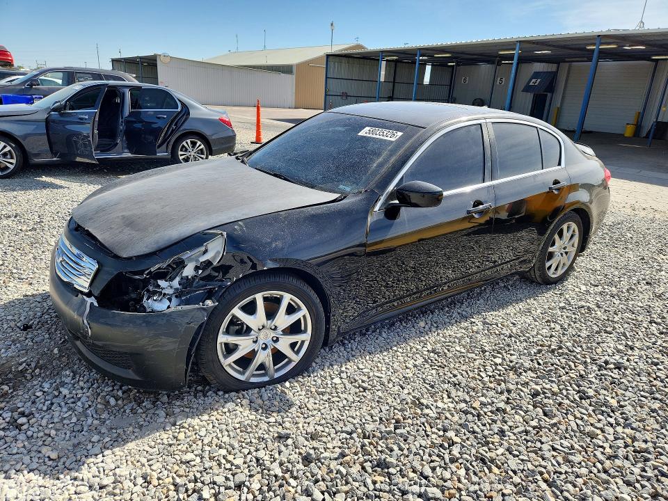 2009 Infiniti G VIN JNKCV61F39M050075 COPART salvage auction — FRONT END, CO - PUBLIC - SALVAGE TITLE (P), sold $450 on 2026-07-23 (photo 1)