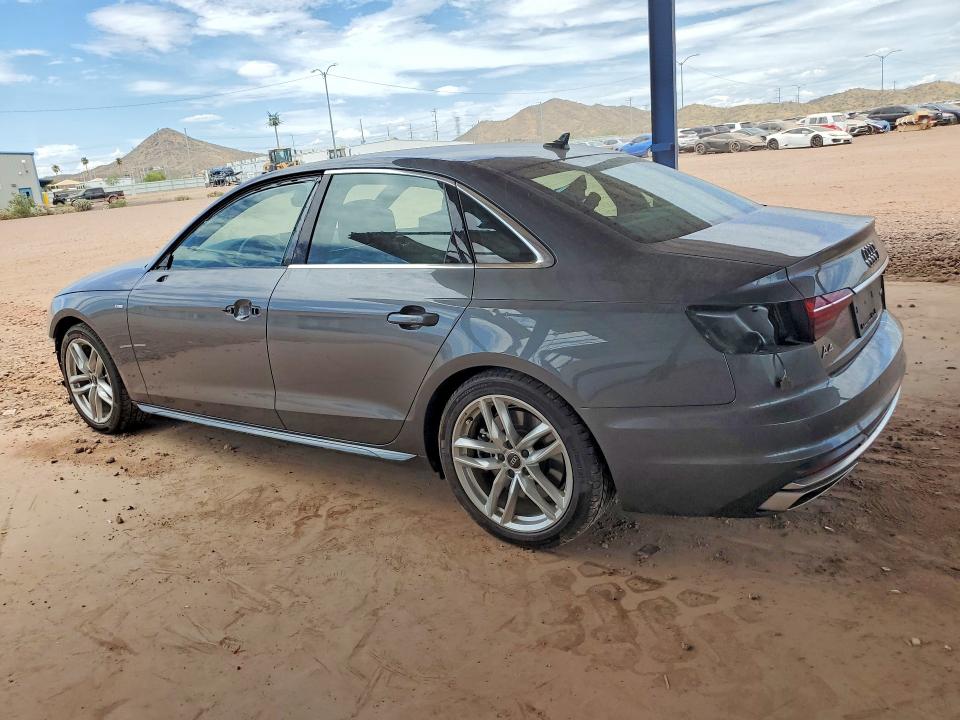 2023 Audi A4 VIN WAUEAAF45PN020838 COPART salvage auction — FRONT END, Az - Cert Of Title - Salvage, sold $9,600 on 2026-07-14 (photo 2)