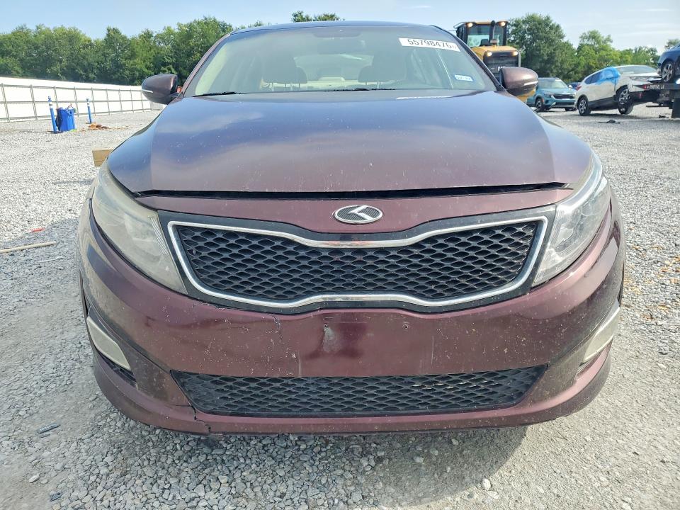 2014 Kia Optima VIN 5XXGM4A72EG286364 COPART salvage auction — MINOR DENT/SCRATCHES, Tx - Cert Of Title-Rebuilt Salvage, sold $925 on 2026-07-27 (photo 5)