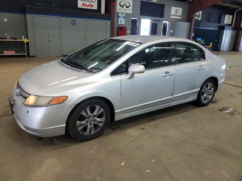 2006 Honda Civic VIN 2HGFA165X6H504531 COPART salvage auction — REAR END, NJ - CERT OF TITLE-SALVAGE, sold $450 on 2026-07-02 (photo 1)
